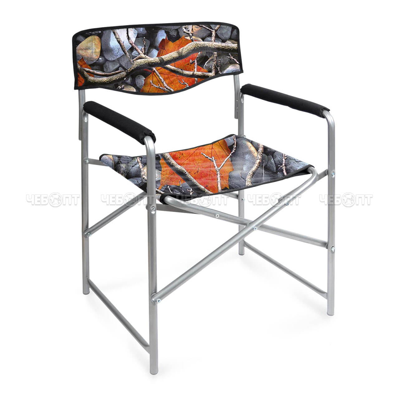Кресло - складное туристическое 490*550*820 мм, нагрузка 120 кг, ткань-водоотталкивающая  пропитка арт. КС3 NIKA [2]. ЧЕБОПТ.