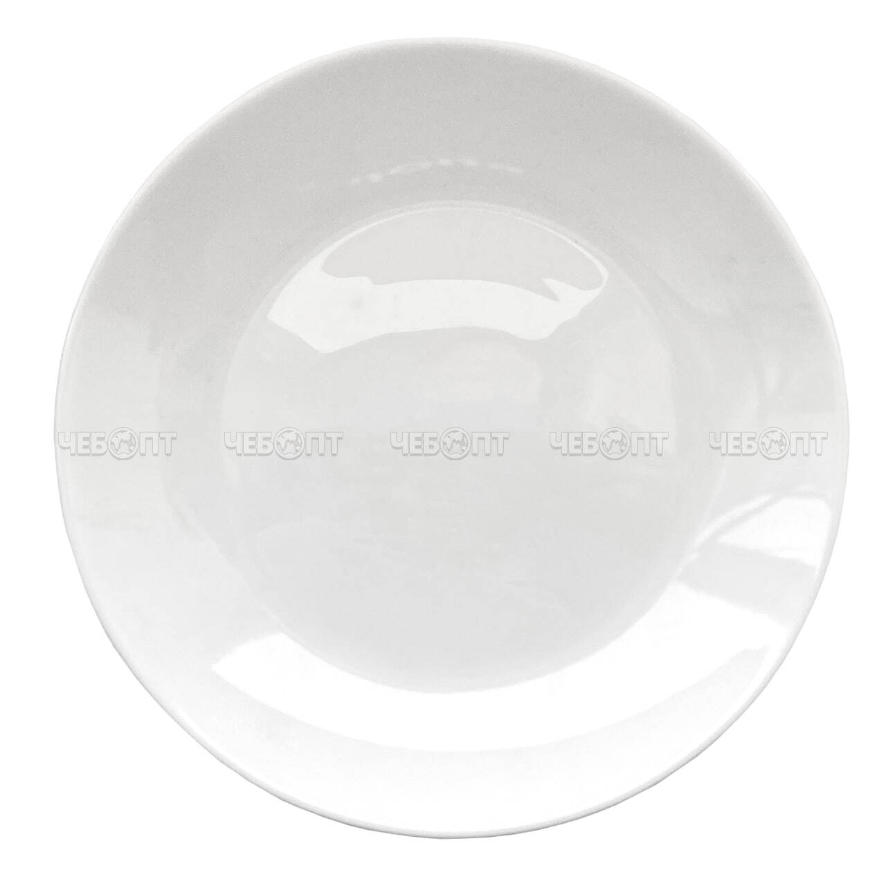 Тарелка обеденная 22 см БЕЛАЯ, упрочненная стеклокерамика арт. 260077 $ [6/48] GOODSEE. ЧЕБОПТ.