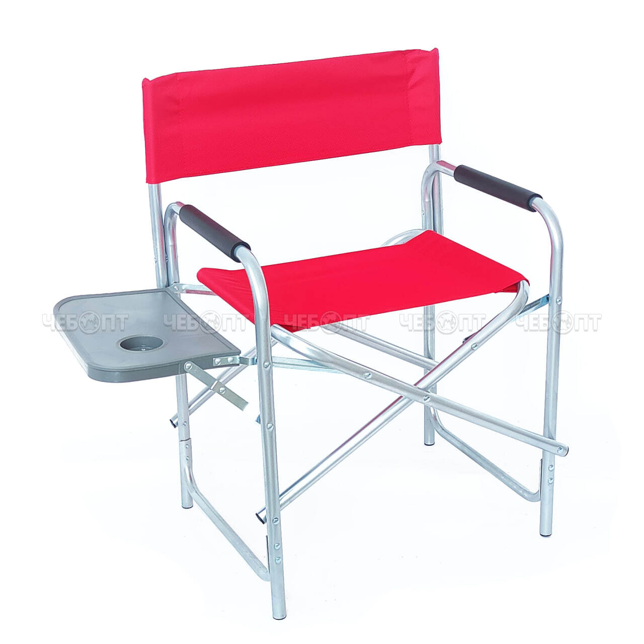 Кресло - складное туристическое С ПОЛКОЙ 440*540*780 мм, ткань оксфорд, цвета в ассортименте арт. XY-8025, 290024 $ [6] GOODSEE. ЧЕБОПТ.