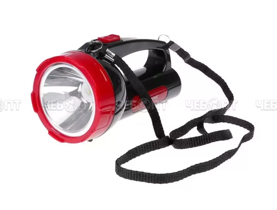 Фонарь "КОСМОС 9105" (аккумуляторный, 1*5W LED, зарядка 220V), арт. 70124 [10]. ЧЕБОПТ.