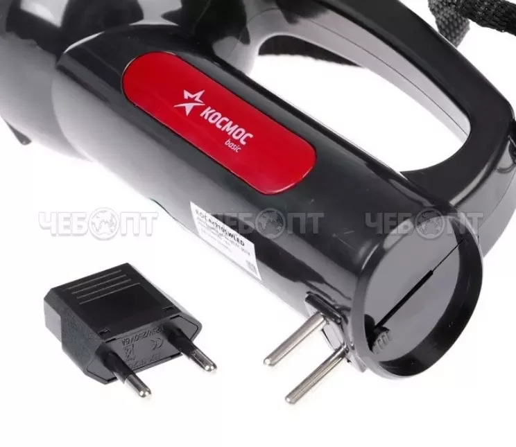 Фонарь "КОСМОС 9105" (аккумуляторный, 1*5W LED, зарядка 220V), арт. 70124 [10]. ЧЕБОПТ.