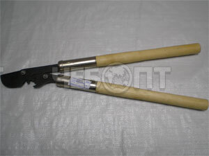Сучкорез кустарниковый 550 мм С-56/С-56К с деревянной рукояткой, с зубчатым усилителем ГОРИЗОНТ [10]. ЧЕБОПТ.