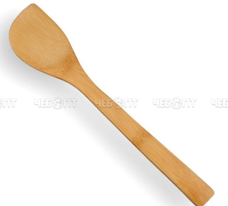 Лопатка деревянная №2 для кухни бамбук 30 см в ассортименте арт. КТ-ЛЖ/ЛК-02 [120] КАТУНЬ. ЧЕБОПТ.