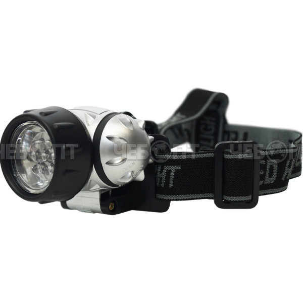 Фонарь налобный 3хААА. 4 режима 7LED арт. 9531205 [25]. ЧЕБОПТ.