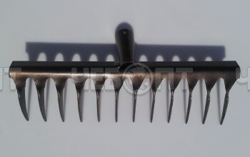 Грабли витые 12-зубые усиленные, толщ. 3 мм порошковое покрытие Чебоксары [30]. ЧЕБОПТ.