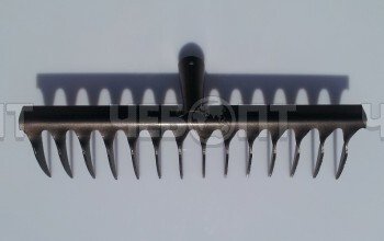 Грабли витые 14-зубые усиленные, толщ. 3 мм порошковое покрытие Чебоксары [30]. ЧЕБОПТ.