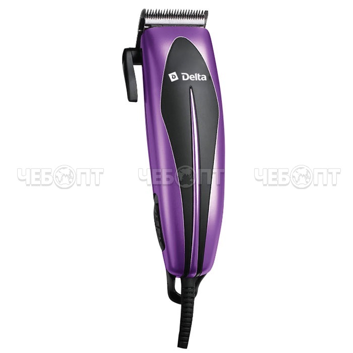 Машинка для стрижки волос  DELTA DL-4053/4054 электрическая (в комплекте 4 насадки) мощн.10Вт [24]. ЧЕБОПТ.