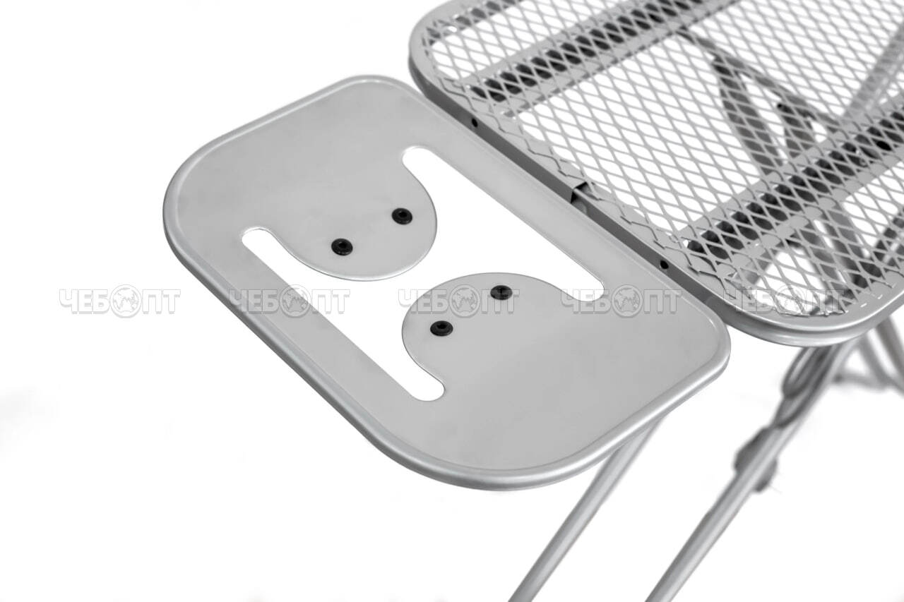 Доска гладильная PERILLA ИНДЖИ основа стола металлическая сетка (1100*330 мм) подставка под утюг, удлинитель,высота 700-900 мм арт. 223711 PERILLA [4]. ЧЕБОПТ.