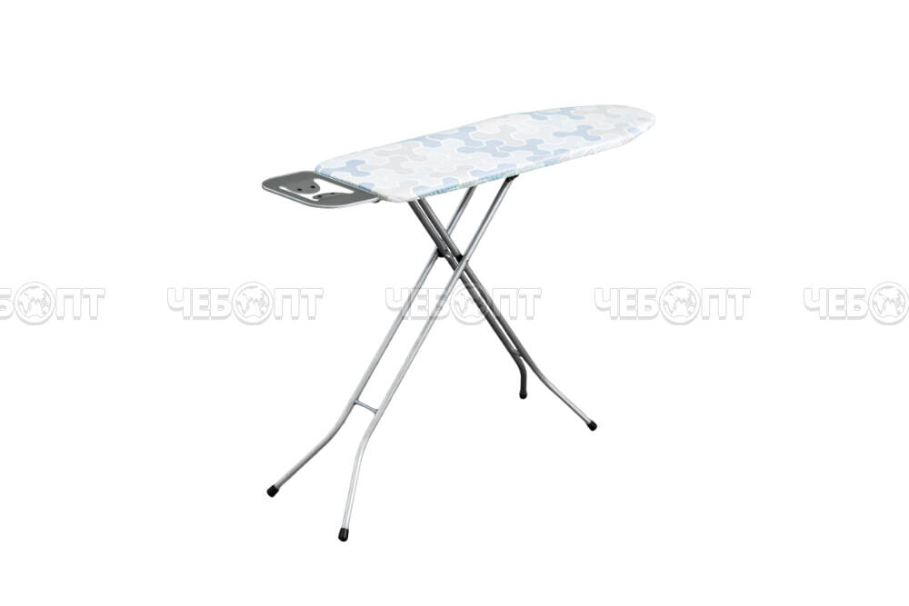 Доска гладильная PERILLA ИНДЖИ основа стола металлическая сетка (1100*330 мм) подставка под утюг, удлинитель,высота 700-900 мм арт. 223711 PERILLA [4]. ЧЕБОПТ.