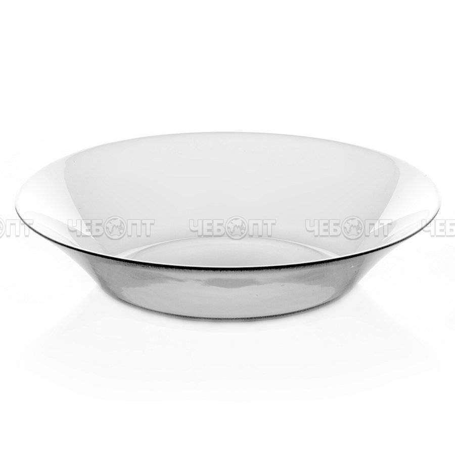 Тарелка суповая 22 см INVITATION закаленное стекло арт. 10335-2 TMP SL/St [6] БОР. ЧЕБОПТ.