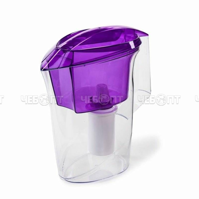 Фильтр-кувшин 3 л ГЕЙЗЕР-АКВИЛОН для очистки воды (объем чаши 1,6 л, ресурс картриджа до 350 л) арт. 62042 [6]. ЧЕБОПТ.