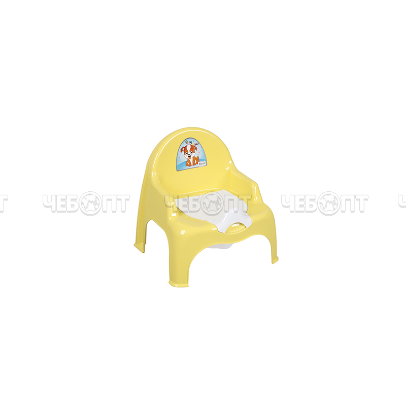 Горшок (стульчик) детский с крышкой и съемной чашей пластиковый 320*275*340 арт. 11102 [15] ДУНЬЯ. ЧЕБОПТ.