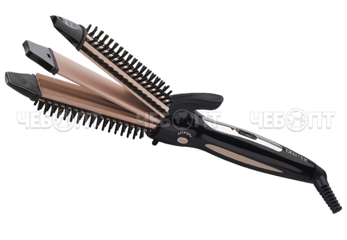 Щипцы для волос CENTEK CT-2013 3 в 1 – волнистые/прямые/гофре, керамическое покрытие 50 Вт [40]. ЧЕБОПТ.