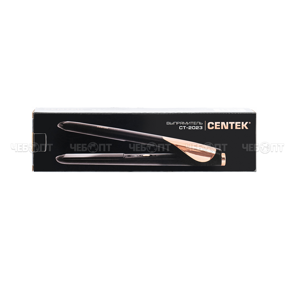 Щипцы для волос CENTEK CT-2023 керамические пластины, макс темп 200 °C, быстрый нагрев мощн. 25 Вт [24]. ЧЕБОПТ.