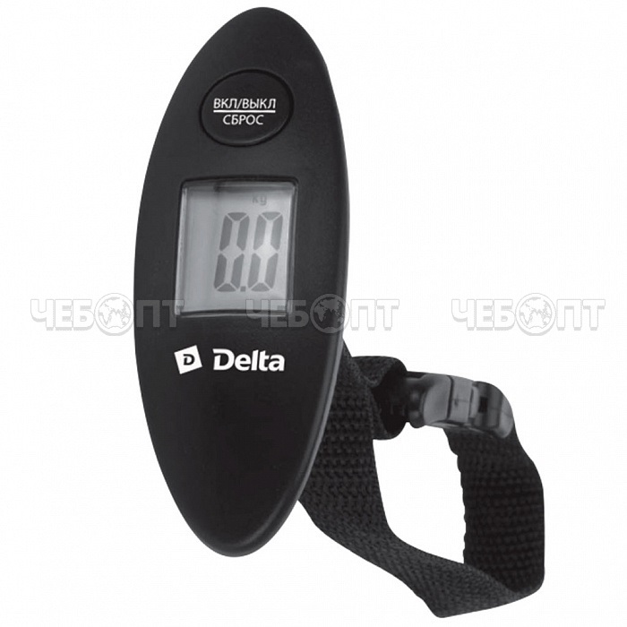 Весы-безмен бытовые электронные DELTA D-9100 до 40 кг, цена деления 100 гр [100]. ЧЕБОПТ.