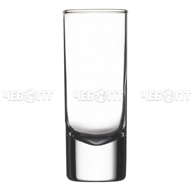 Набор стопок 60 мл 6 шт SIDE высоких стаканов закаленное стекло арт. 41050 [4] БОР. ЧЕБОПТ.