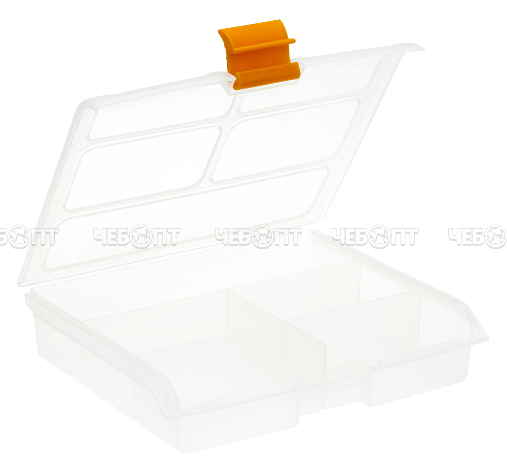 Блок для мелочей 144*165*36 мм прозрачный арт. М 2951 [80] М-ПЛАСТИКА. ЧЕБОПТ.