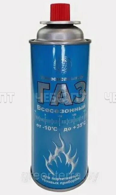 Газ для портативных плит метал. баллон, 220 гр. ЗИМА/ВСЕСЕЗОННЫЙ арт.0037, 09.02.003.20/103.20 [12] СИБИАР. ЧЕБОПТ.