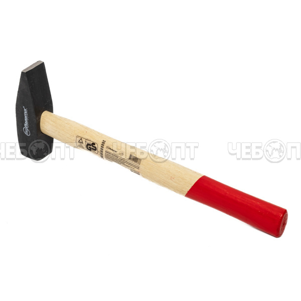 Молоток слесарный 800 г, деревянная рукоятка, квадратный боек ПОЛИТЕХ арт. 2535080 [20]. ЧЕБОПТ.
