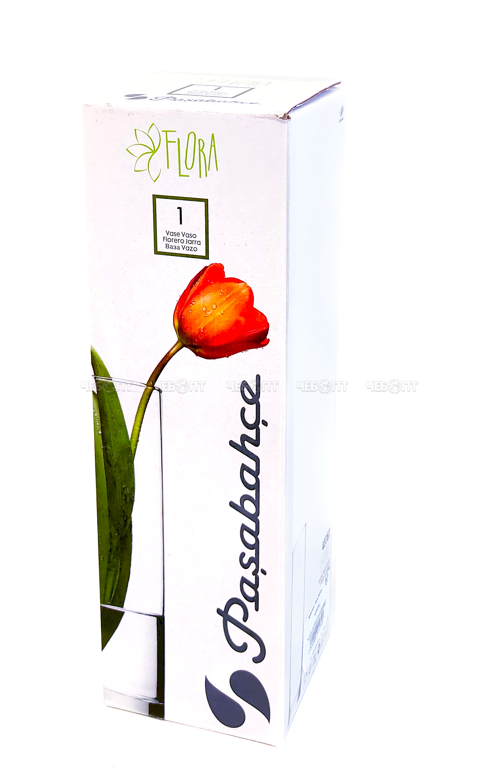 Ваза для цветов 265 мм КРАШЕНАЯ в ассортименте арт.43967/9 [6] АРДЕККО. ЧЕБОПТ.