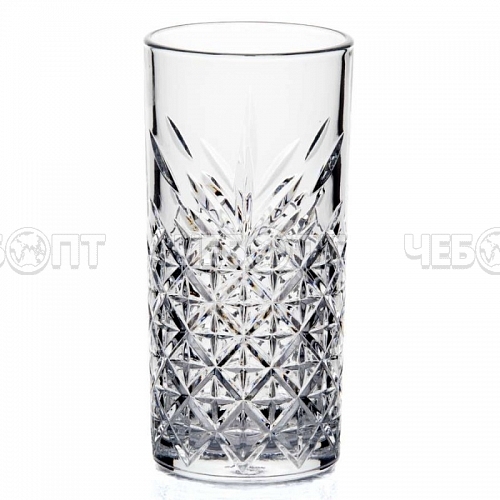 Набор стаканов 405 мл 4 шт TIMELESS высокие, закаленное стекло арт. 52800 [12] БОР. ЧЕБОПТ.