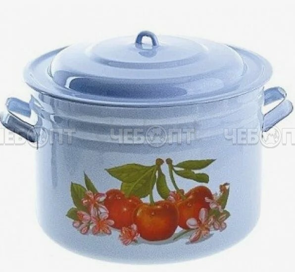 Бак эмалированный 25,0 л С ДЕКОРОМ ЧЕРЕШНЯ арт. С-2828/4Рб [1] Лысьва. ЧЕБОПТ.