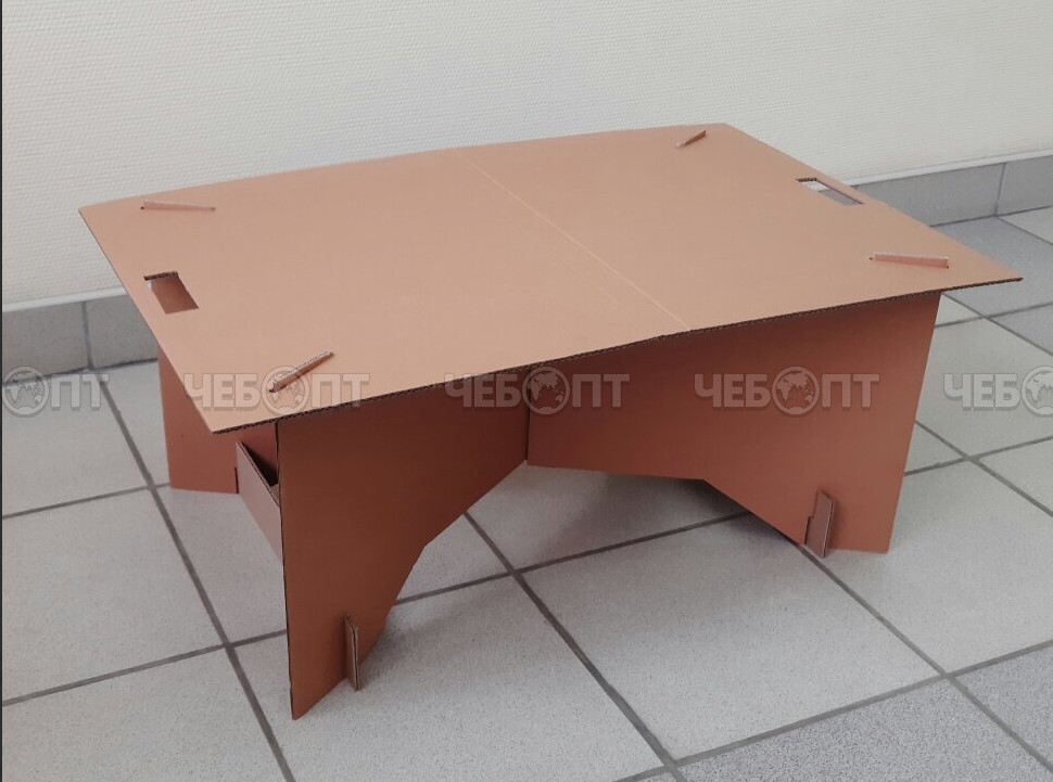 Тейпл Набор 1 (стол картонный складной 500х800х350 мм, скатерть п/э 800х600 мм) [5]. ЧЕБОПТ.