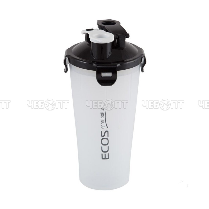 Двухсекционный спортивный шейкер ECOS HBS02 1000мл арт. 004741 [24] СКП. ЧЕБОПТ.