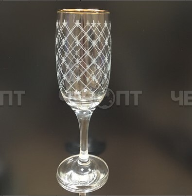 Набор бокалов 200 мл для шампанского 6 шт СОНАТА арт. 44160/ГЗ/1 [4] АРДЕККО. ЧЕБОПТ.