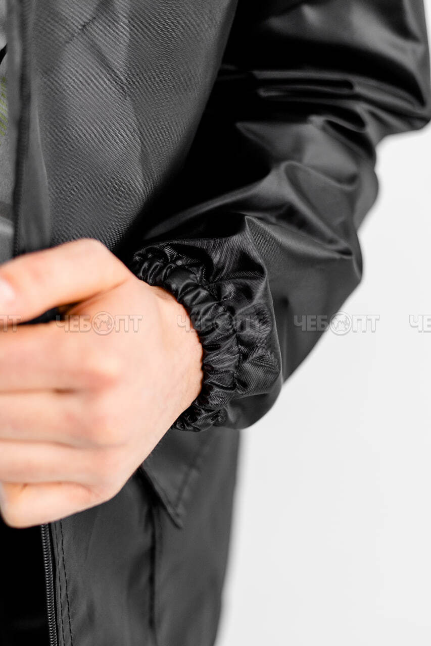 Костюм-дождевик (куртка, брюки),ЧЕБПРО,размер 52-54,100% полиэстер, Арт. ДожКостМуж/черный, МПС [15] СобПр. ЧЕБОПТ.