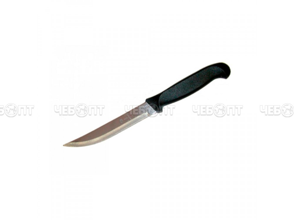 Нож кухонный для овощей 210/110 мм из нержавеющей стали ЭЛЕГАНТ с пластиковой ручкой арт. С431/205 [10] ВАЧА. ЧЕБОПТ.