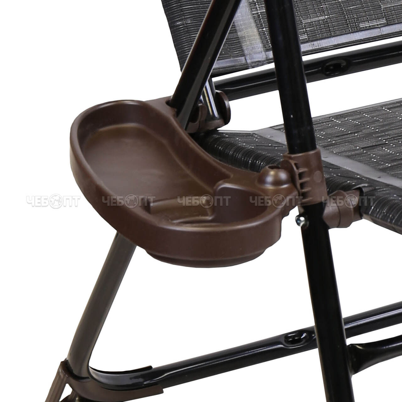 Кресло - шезлонг складное,ВЕНГЕ, 8 полож. спинки, съем. подголов, подстак,  размер 750*700*1090 мм, макс. нагрузка 120 кг арт. КШ2/5 NIKA [1]. ЧЕБОПТ.