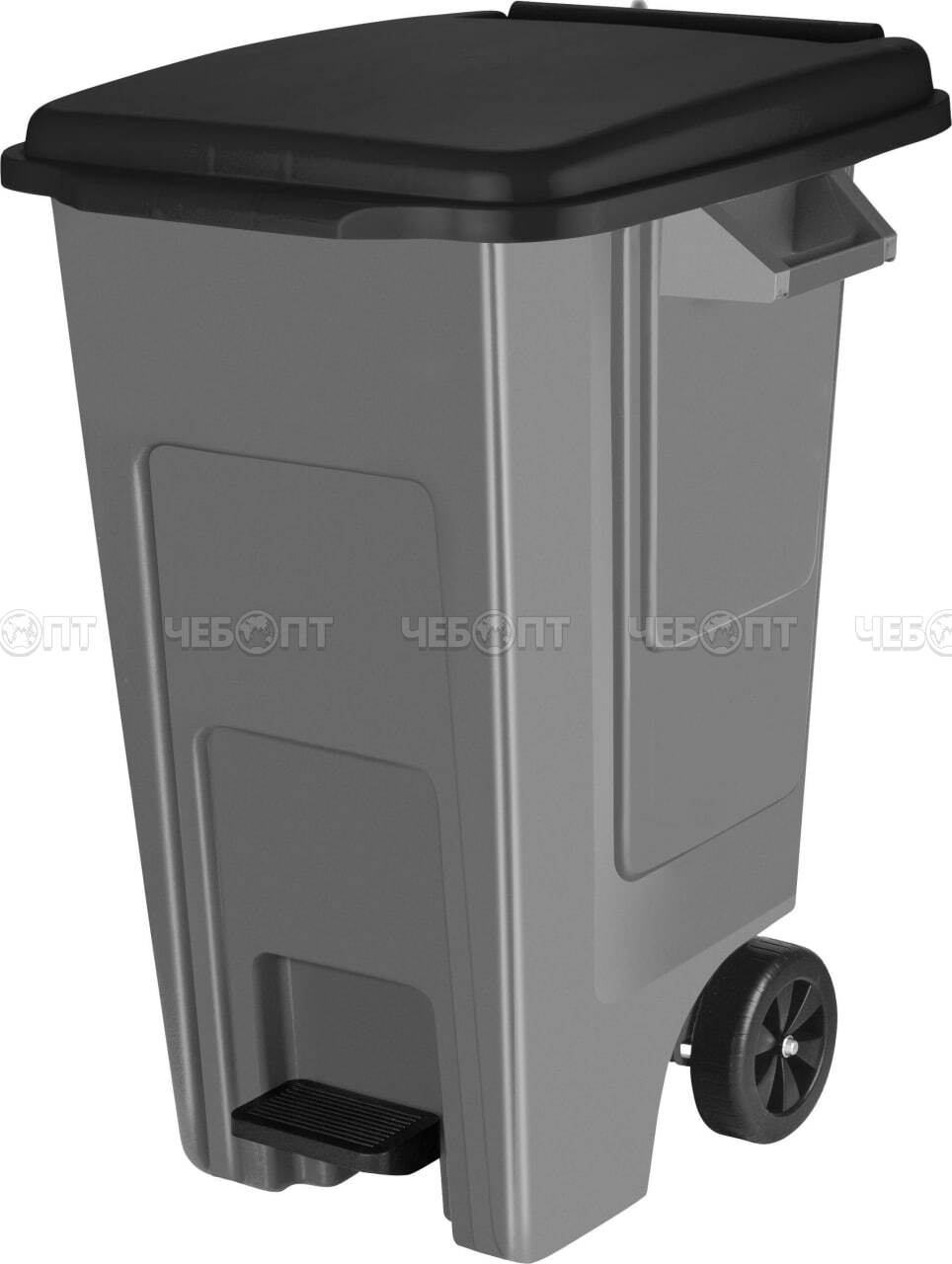 Бак пластиковый 100 л для мусора Freestyle с крышкой на колесах арт. SC7002 [1] ПЛАСТИК РЕПАБЛИК. ЧЕБОПТ.