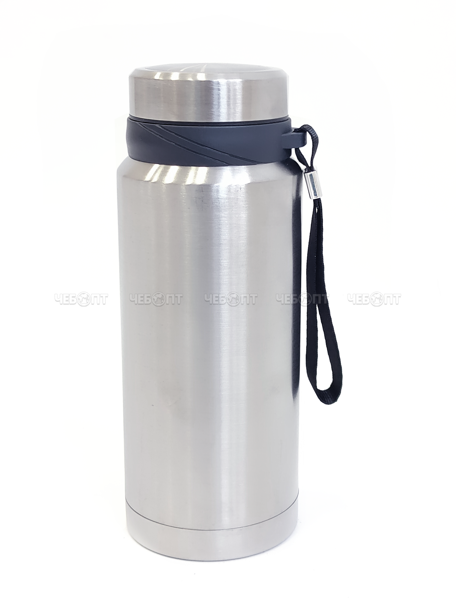 Термос 0,6 л HOMEON TR-07 нержавеющая сталь, диаметр горловины 63 мм, без кнопки $ [40]. ЧЕБОПТ.