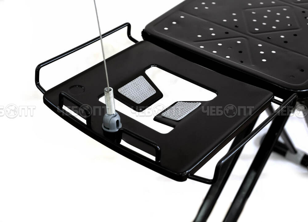 Доска гладильная АЛИСА ЛАЙТ основа стола металлическая сетка (1200*440 мм) подставка под утюг, высота 700-950 мм арт. 217433 PERILLA [2]. ЧЕБОПТ.