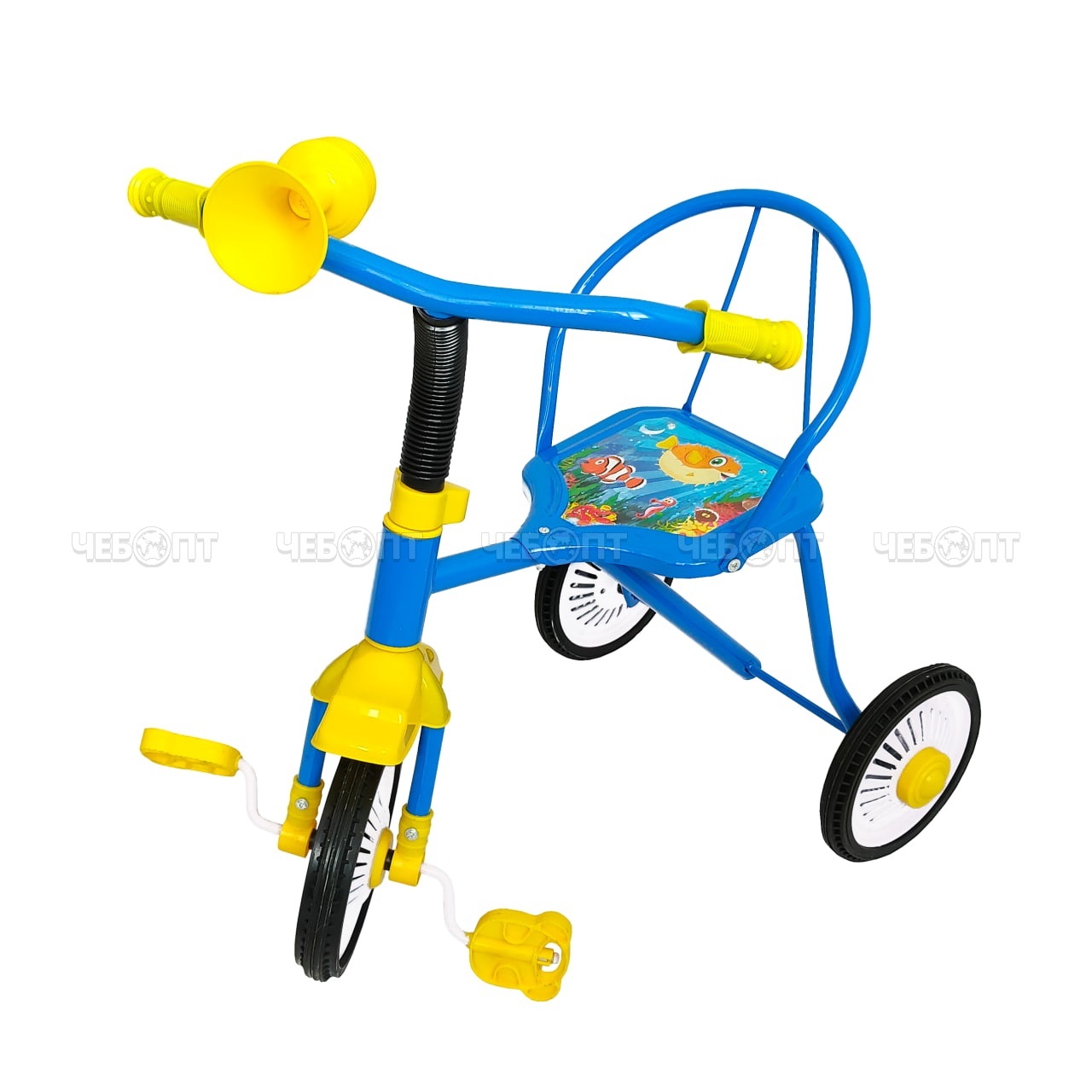 Велосипед 3-х колесный с EVA шинами + металлическим ободком, гудок арт. NW-SLC023, 36013 $ [6] ТМ Покатушки. ЧЕБОПТ.