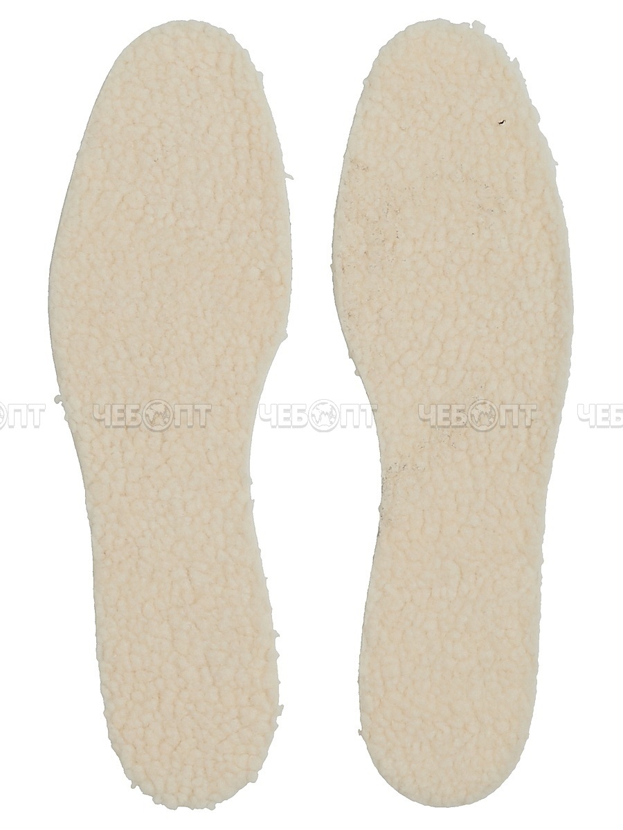 Стельки ЗИМА войлочные, размер в ассортименте, толщина 4 мм арт. ID10239 [600]. ЧЕБОПТ.