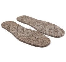 Стельки ЗИМА войлочные, размер в ассортименте, толщина 4 мм арт. ID10239 [600]. ЧЕБОПТ.