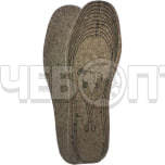 Стельки ЗИМА войлочные, размер в ассортименте, толщина 4 мм арт. ID10239 [600]. ЧЕБОПТ.