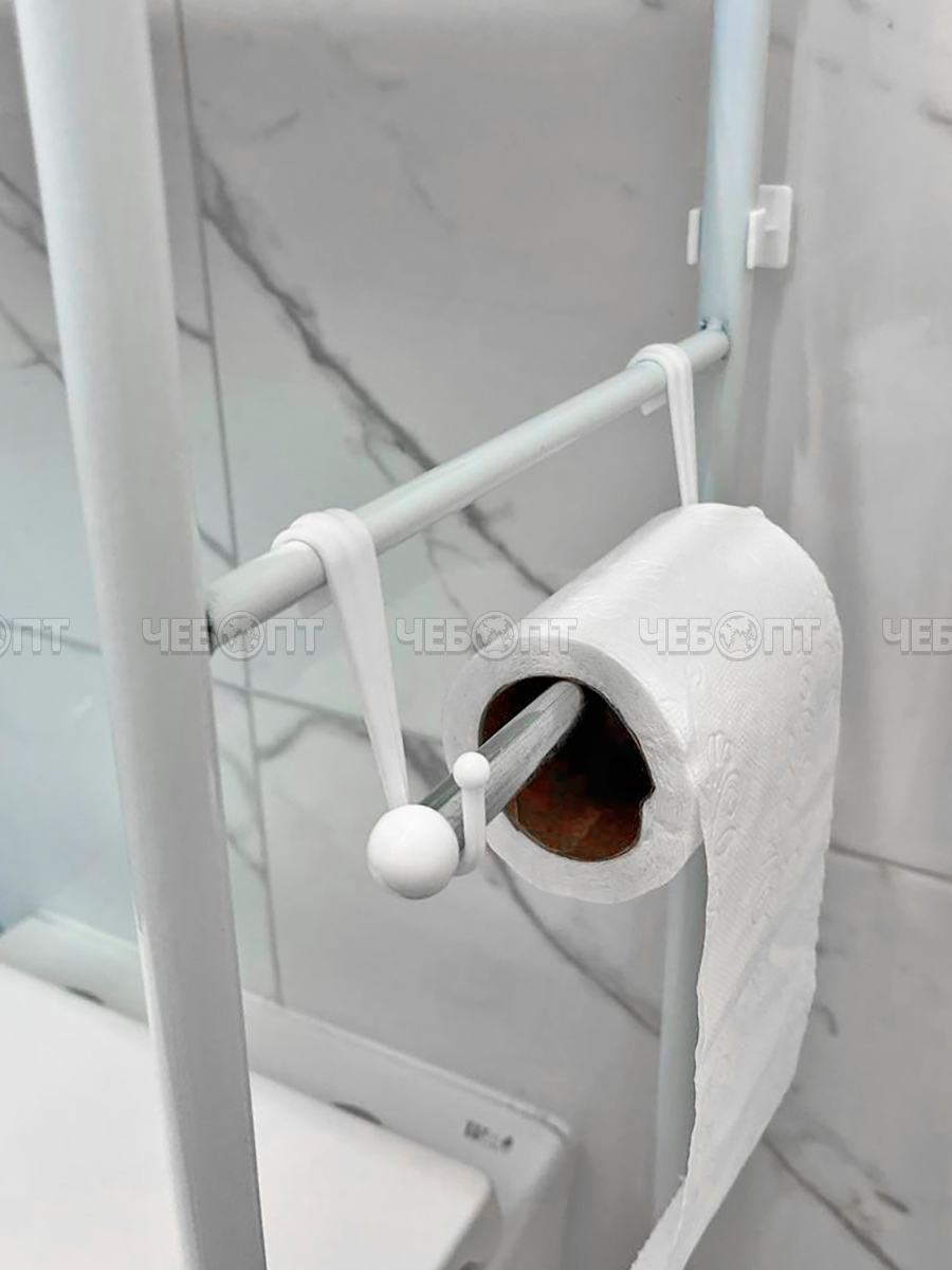 Стеллаж-полка для ванны и туалета над унитазом, металлический, белый, 1660*470*250 мм арт. 200002 $ [10] GOODSEE. ЧЕБОПТ.