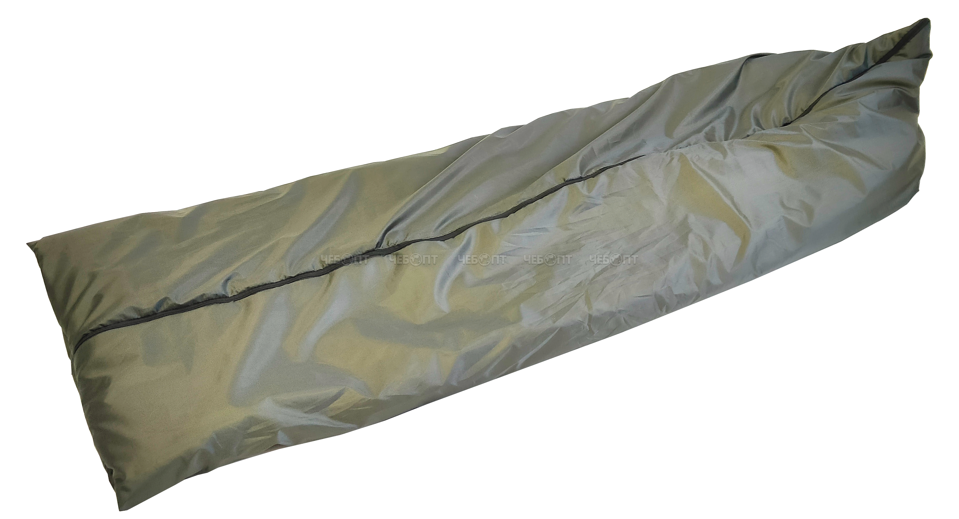 Мешок спальный с капюшоном (замок), из непром.ткани Оксфорд 210,внутр.подкл. Таффета 190, утепл.синтеп. 100г/м2 (t до +5С) раз.220*70 см КМФ [1] СобПр. ЧЕБОПТ.