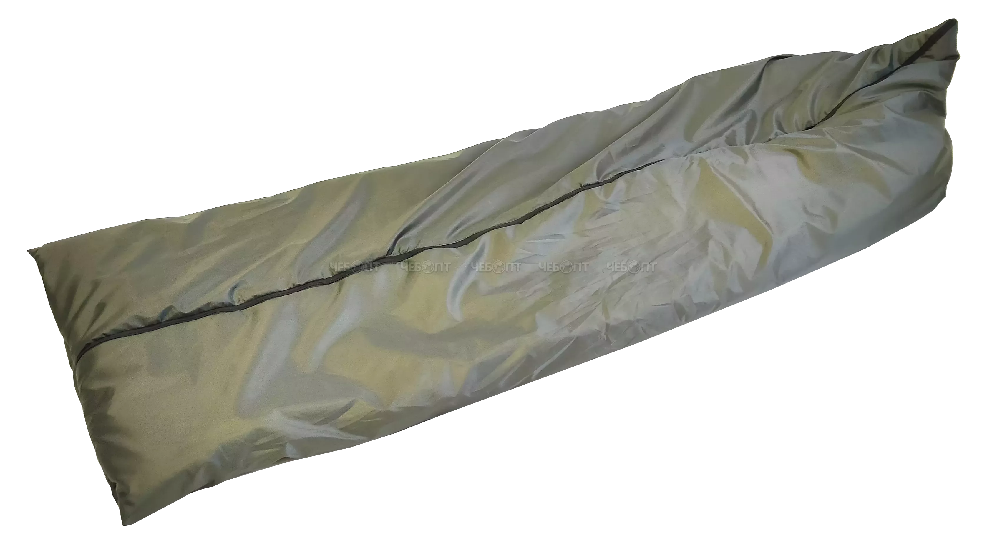 Мешок спальный с капюшоном (замок), из непром.ткани Оксфорд 210,внутр.подкл. Таффета 190, утепл.синтеп. 100г/м2 (t до +5С) раз.220*70 см КМФ [1] СобПр. ЧЕБОПТ.