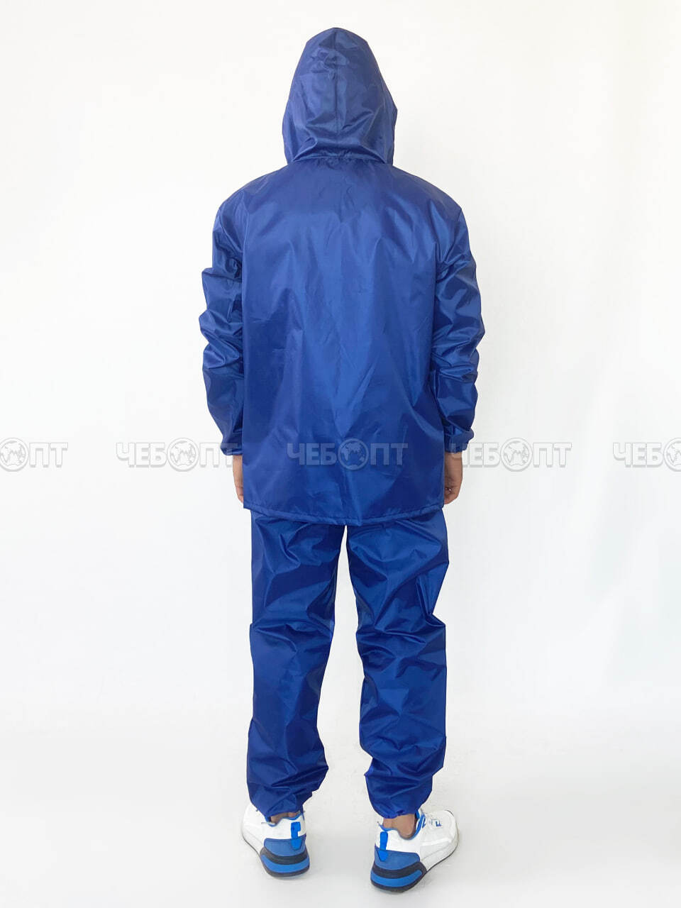 Костюм-дождевик (куртка, брюки),ЧЕБПРО,размер 52-54,100% полиэстер, Арт. ДожКостМуж/синий, МПС [15] СобПр. ЧЕБОПТ.