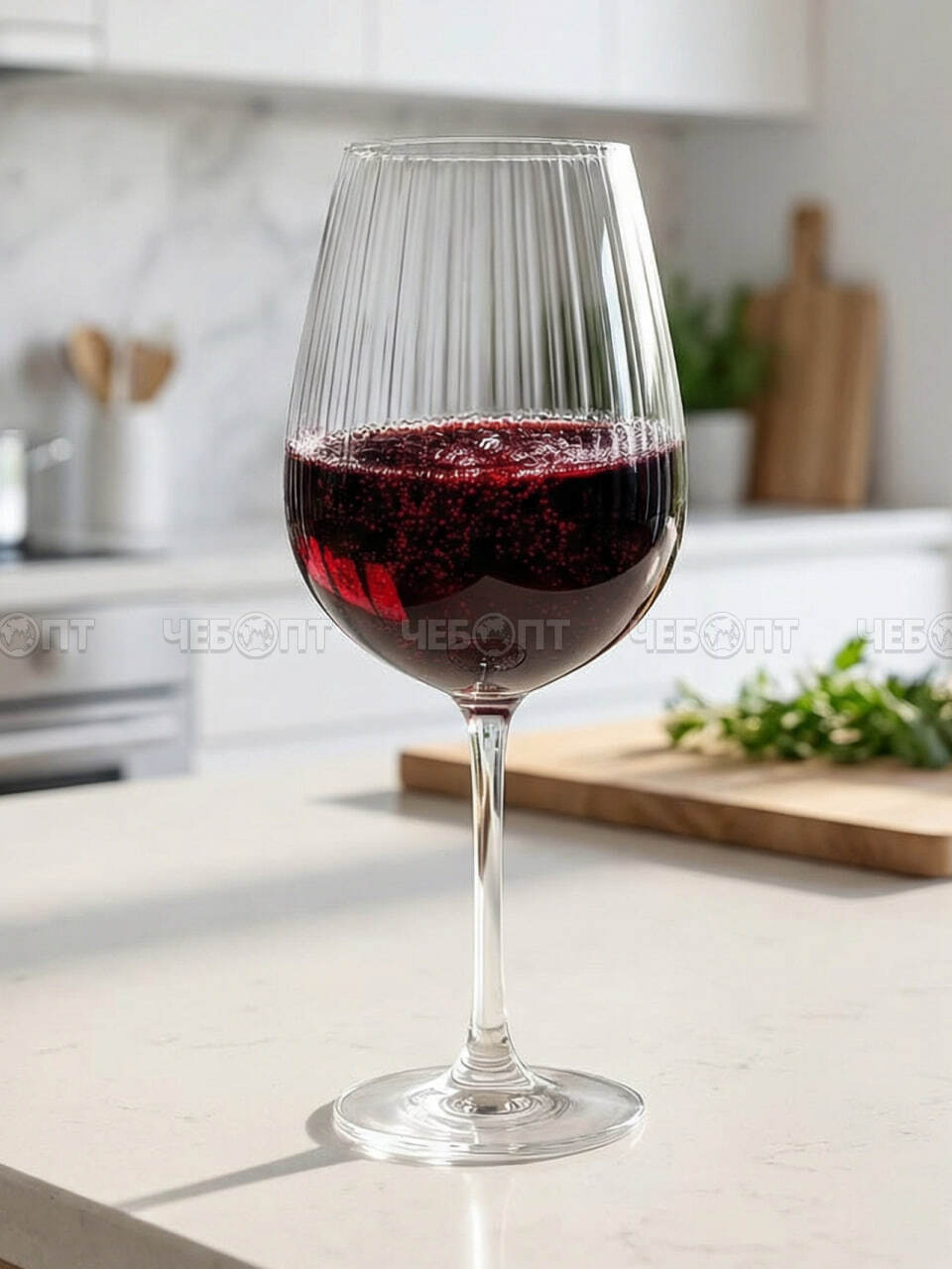 Бокал для вина 650 мл STUNNING, тонкостенное хрустальное стекло арт. 260231 $ [6/48] GOODSEE. ЧЕБОПТ.