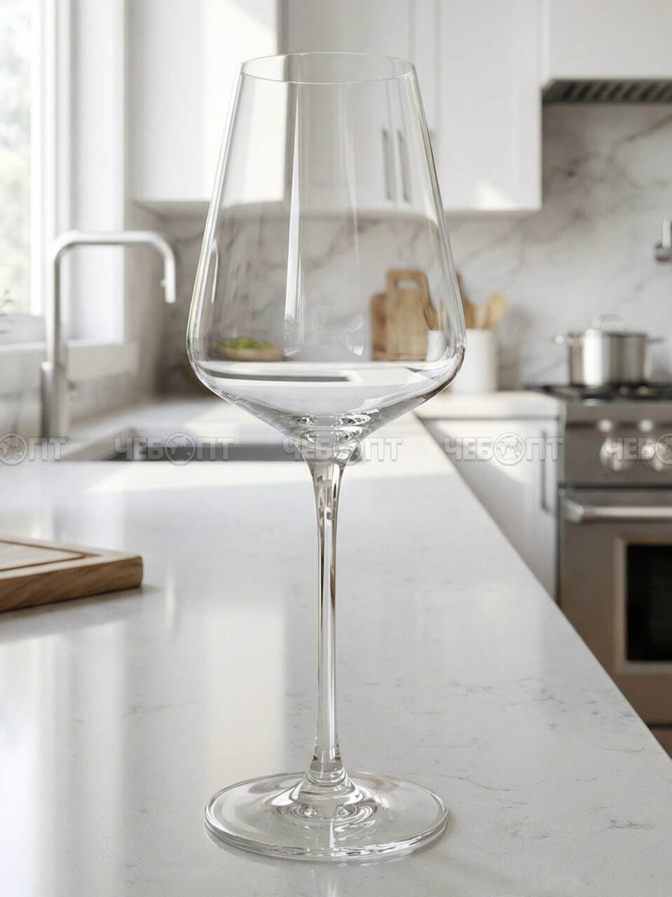 Бокал для вина 400 мл ATHENA, тонкостенное хрустальное стекло арт. 260190. $$ [6/48] GOODSEE. ЧЕБОПТ.