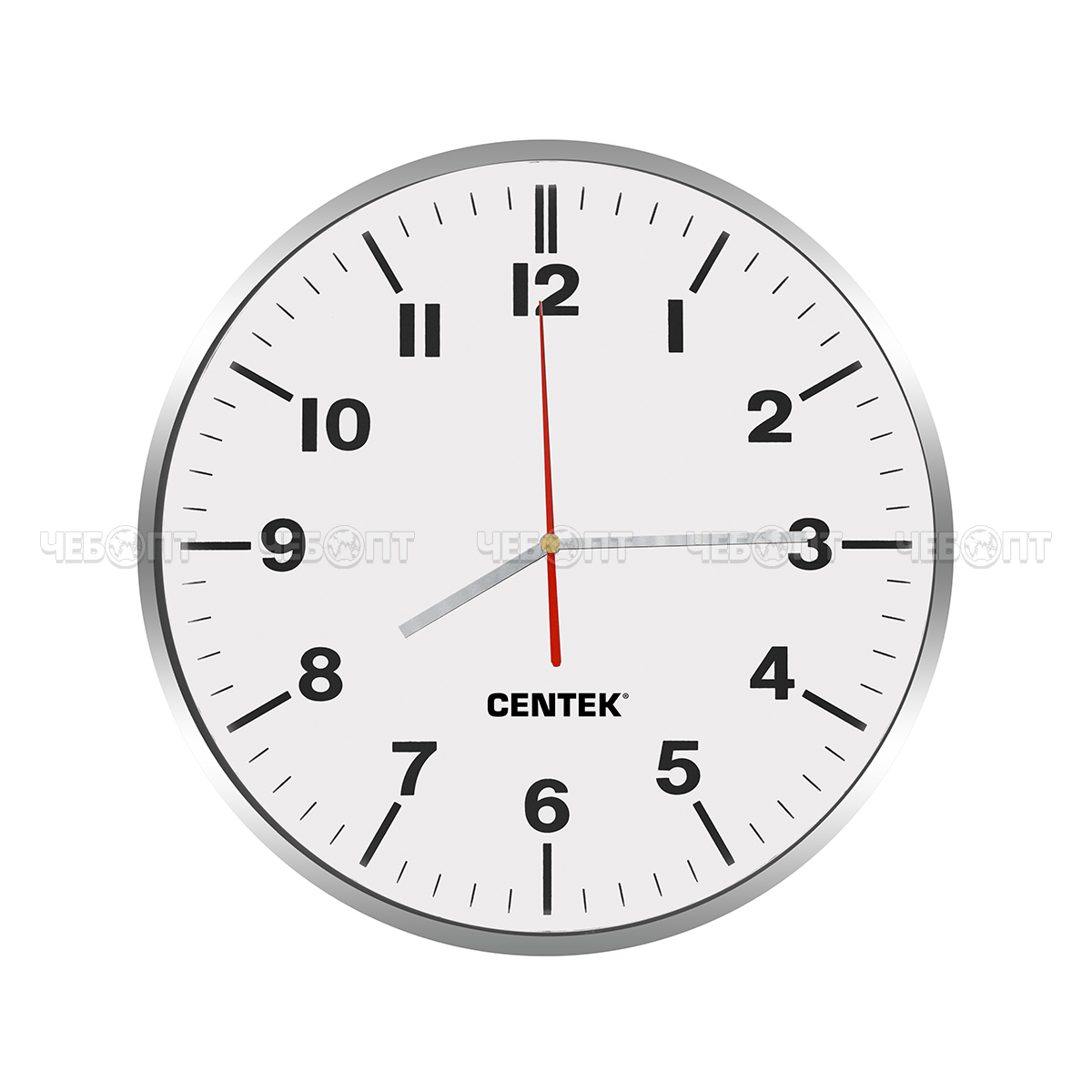 Часы настенные CENTEK CT-7100 кварцевые, круглые d - 300 мм  [12]. ЧЕБОПТ.