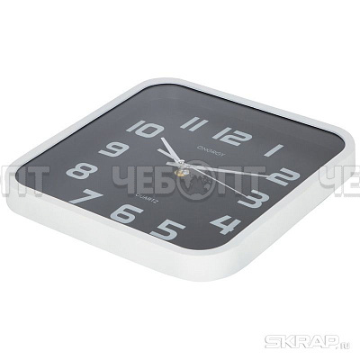 Часы настенные ENERGY EC-09 кварцевые, квадратные, арт. 009309 [20] СКРАП. ЧЕБОПТ.