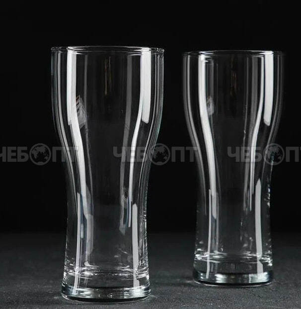 Набор стаканов 500 мл 2 шт PUB высокие, закаленное стекло арт. 41792 [12] БОР. ЧЕБОПТ.