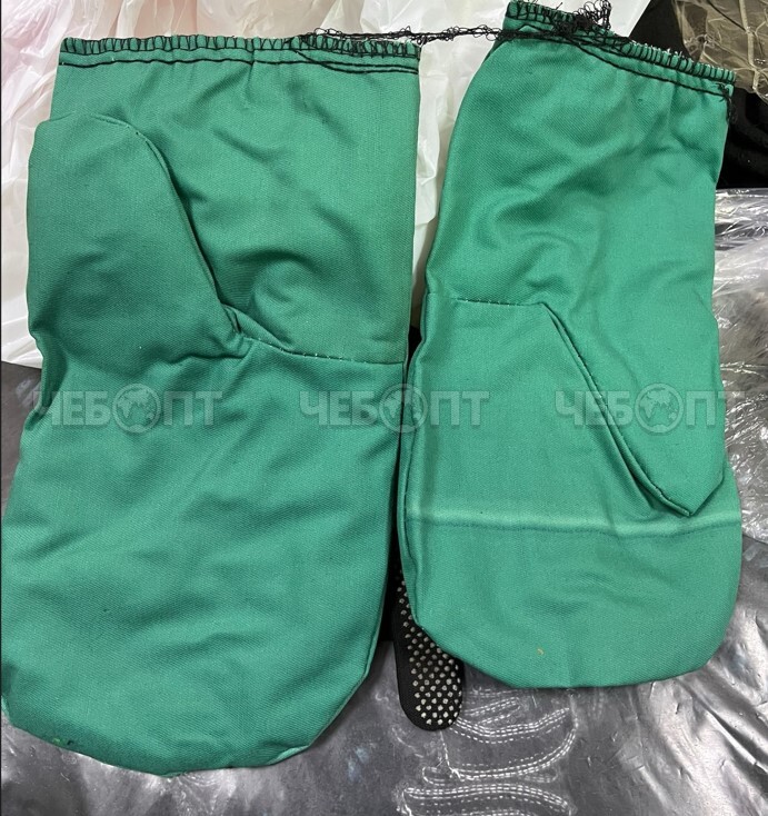 Рукавицы ЗИМНИЕ утепленные ВАТИНОМ ГОСТ арт. У01 [10/100] И. ЧЕБОПТ.