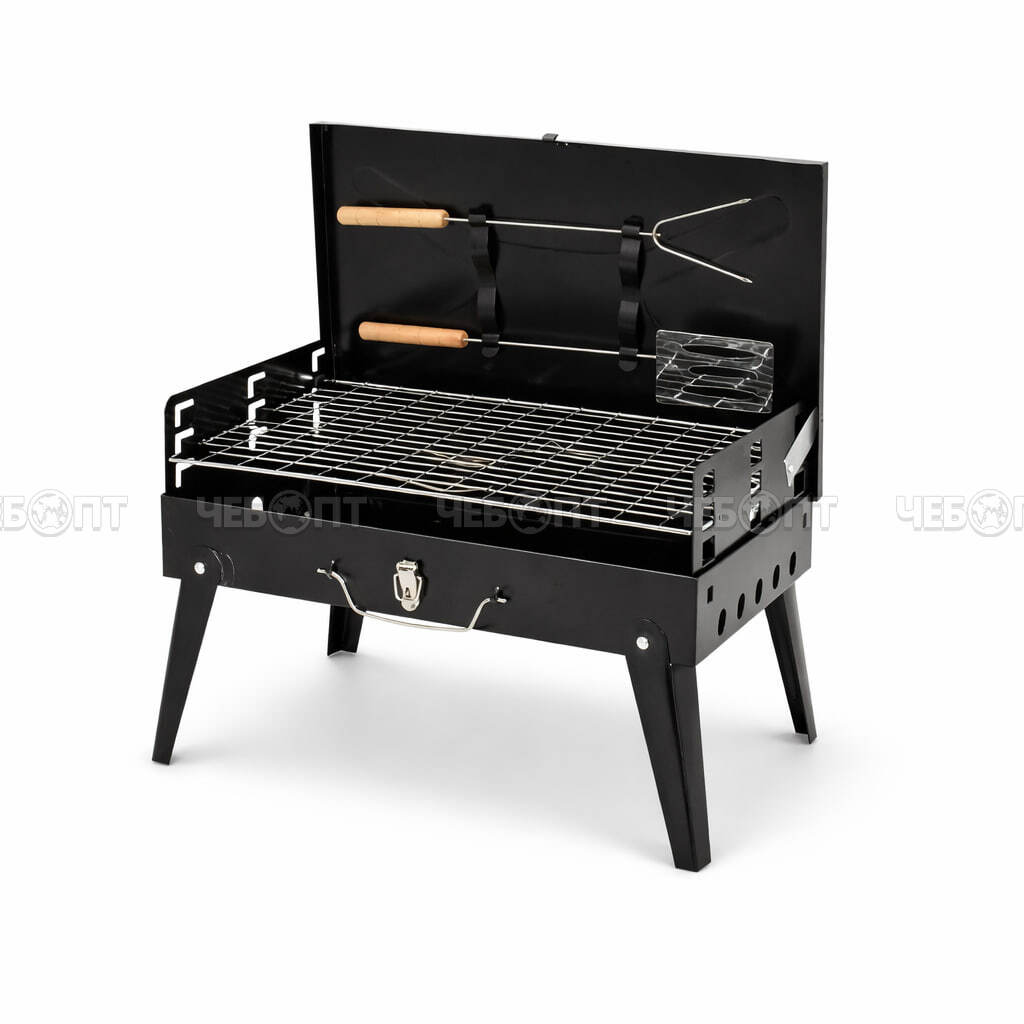 Мангал в кейсе 430х265*465 мм в комплекте с приборами MD-8053 арт. 300578 $ [8] GOODSEE. ЧЕБОПТ.